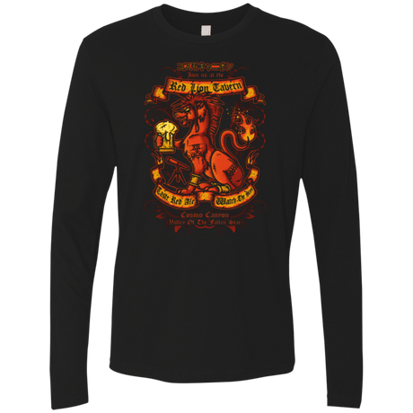 T-Shirts Black / Small RED LION TAVERN Men's Premium Long Sleeve
