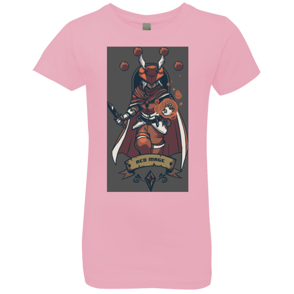 T-Shirts Light Pink / YXS Red Mage Girls Premium T-Shirt