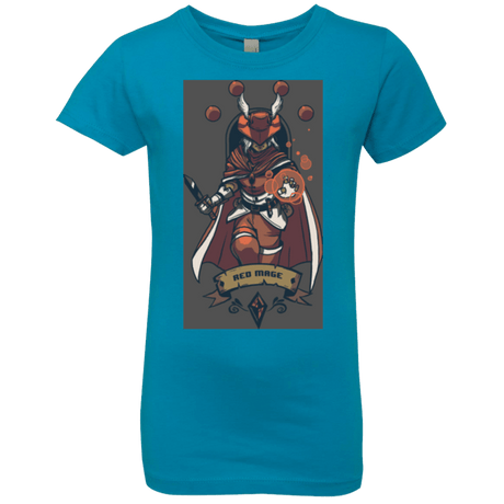 T-Shirts Turquoise / YXS Red Mage Girls Premium T-Shirt