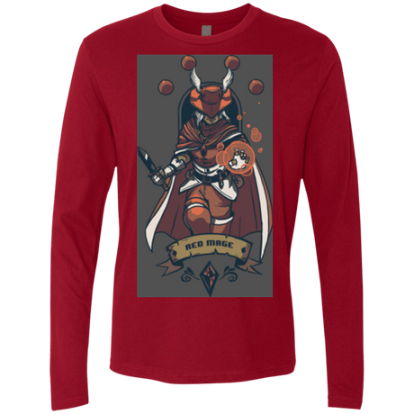 T-Shirts Cardinal / Small Red Mage Men's Premium Long Sleeve