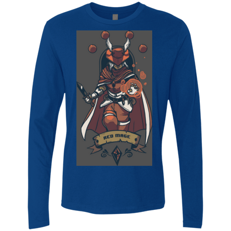 T-Shirts Royal / Small Red Mage Men's Premium Long Sleeve