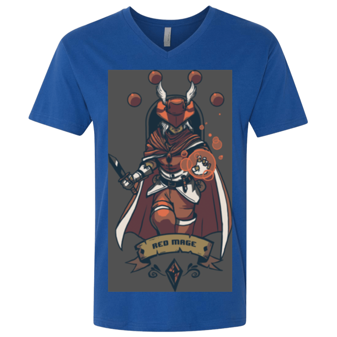 T-Shirts Royal / X-Small Red Mage Men's Premium V-Neck