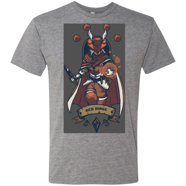 T-Shirts Premium Heather / Small Red Mage Men's Triblend T-Shirt