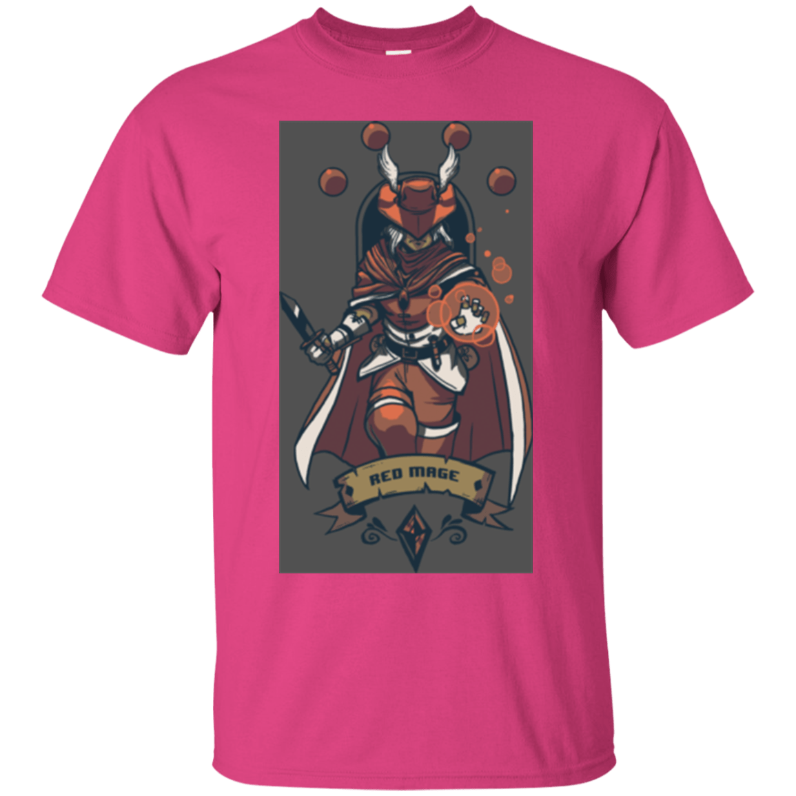 T-Shirts Heliconia / Small Red Mage T-Shirt