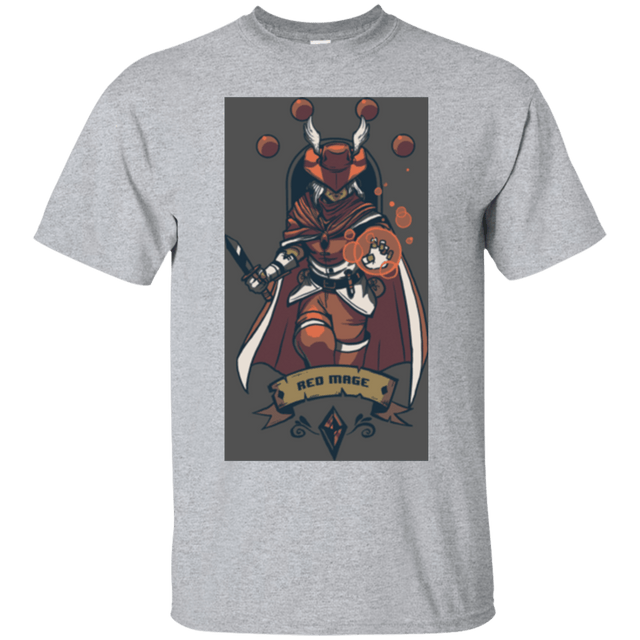 T-Shirts Sport Grey / Small Red Mage T-Shirt