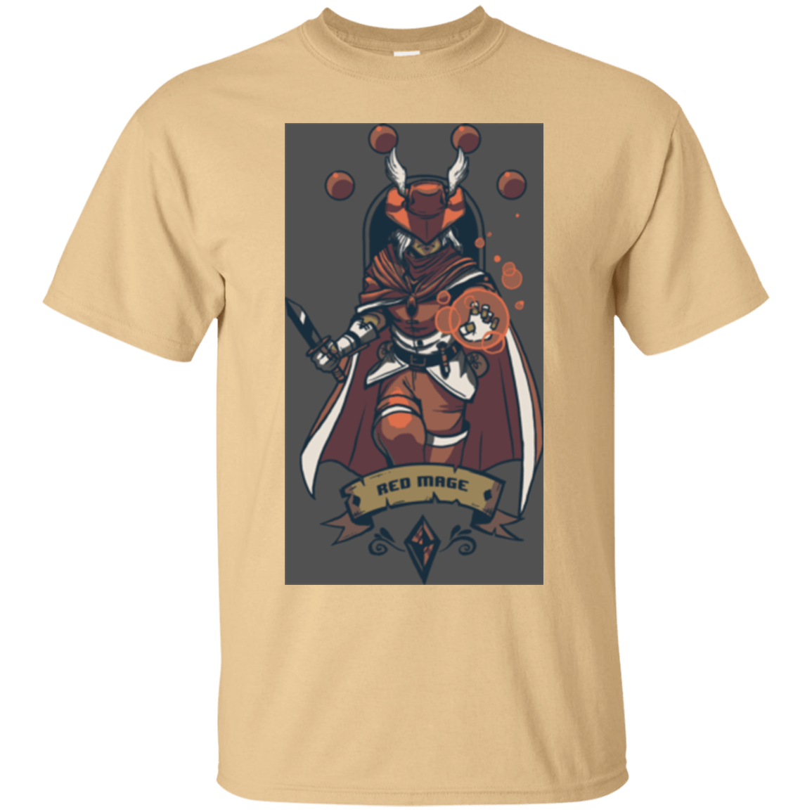 T-Shirts Vegas Gold / Small Red Mage T-Shirt