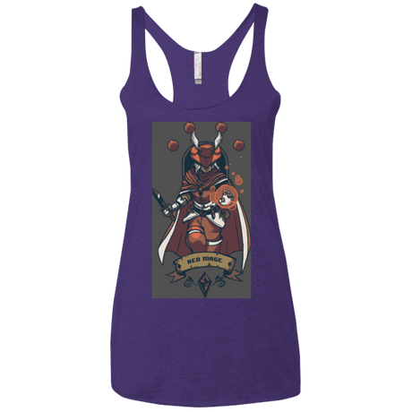 T-Shirts Purple / X-Small Red Mage Women's Triblend Racerback Tank