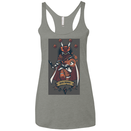 T-Shirts Venetian Grey / X-Small Red Mage Women's Triblend Racerback Tank