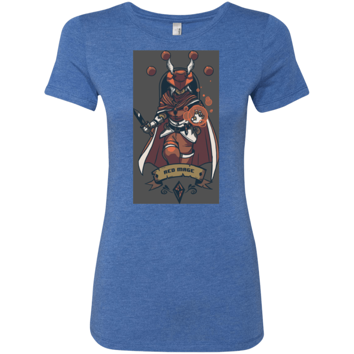 T-Shirts Vintage Royal / Small Red Mage Women's Triblend T-Shirt
