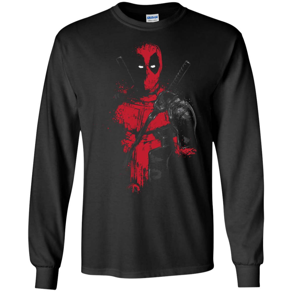 Red Mercenary Men's Long Sleeve T-Shirt