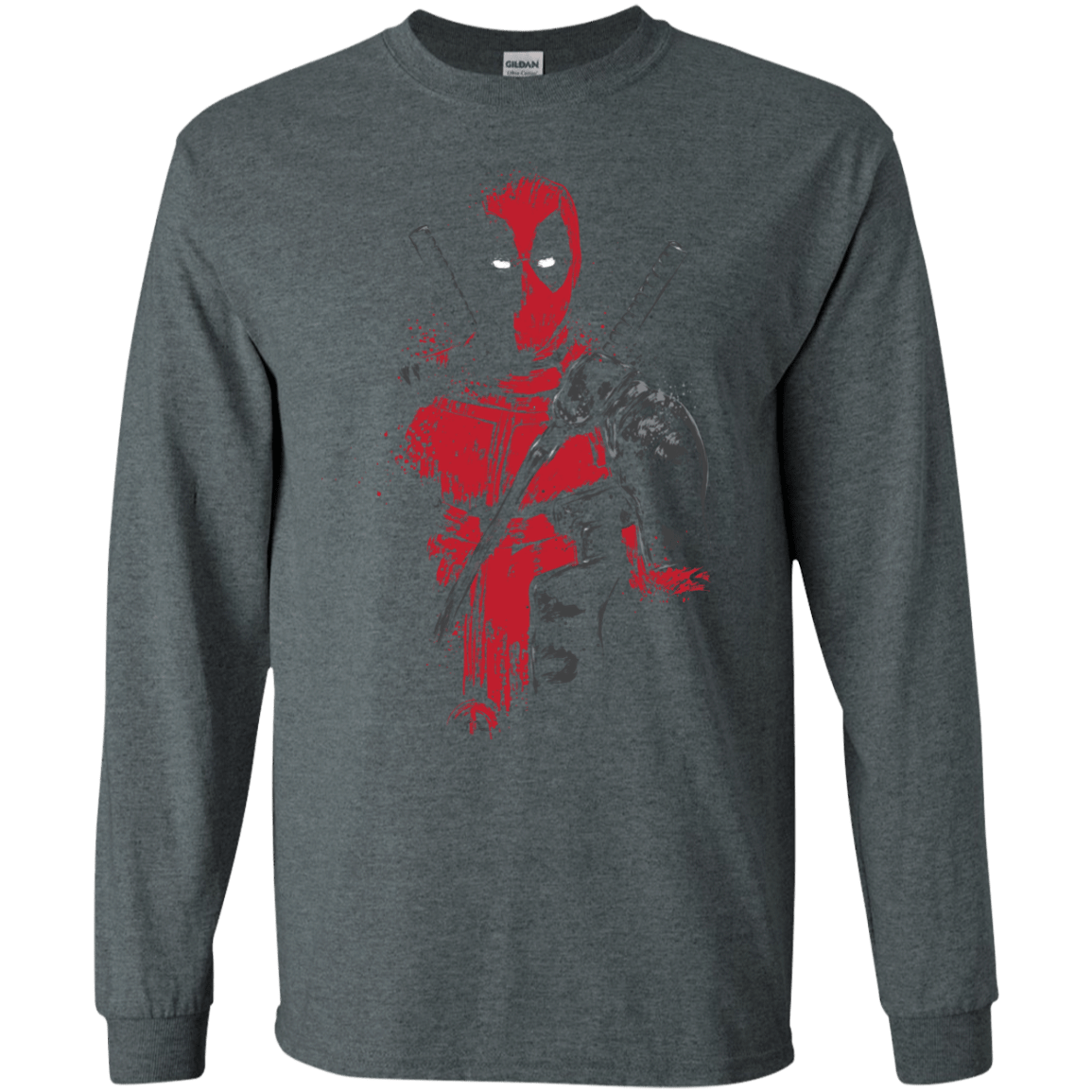 Red Mercenary Men's Long Sleeve T-Shirt