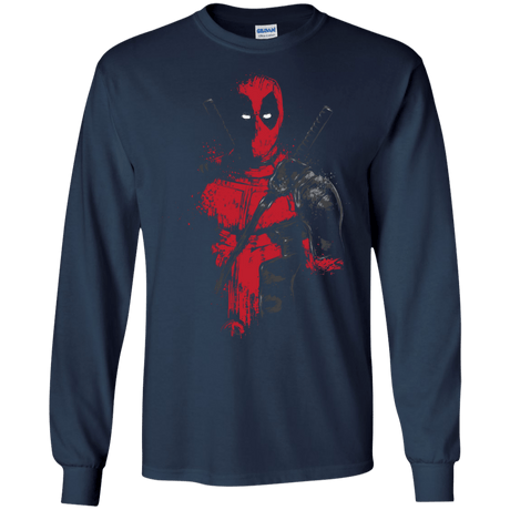 Red Mercenary Men's Long Sleeve T-Shirt