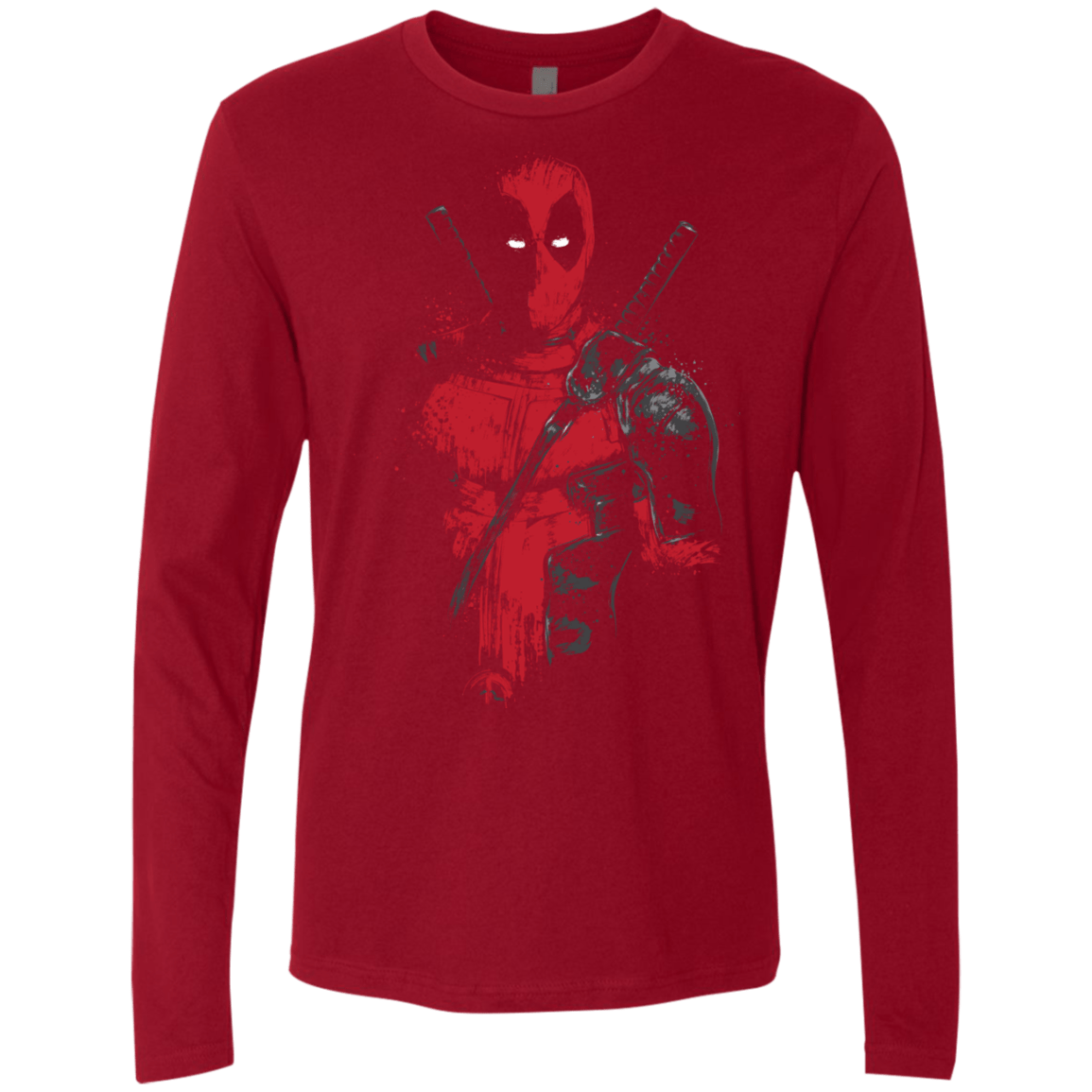 Red Mercenary Men's Premium Long Sleeve