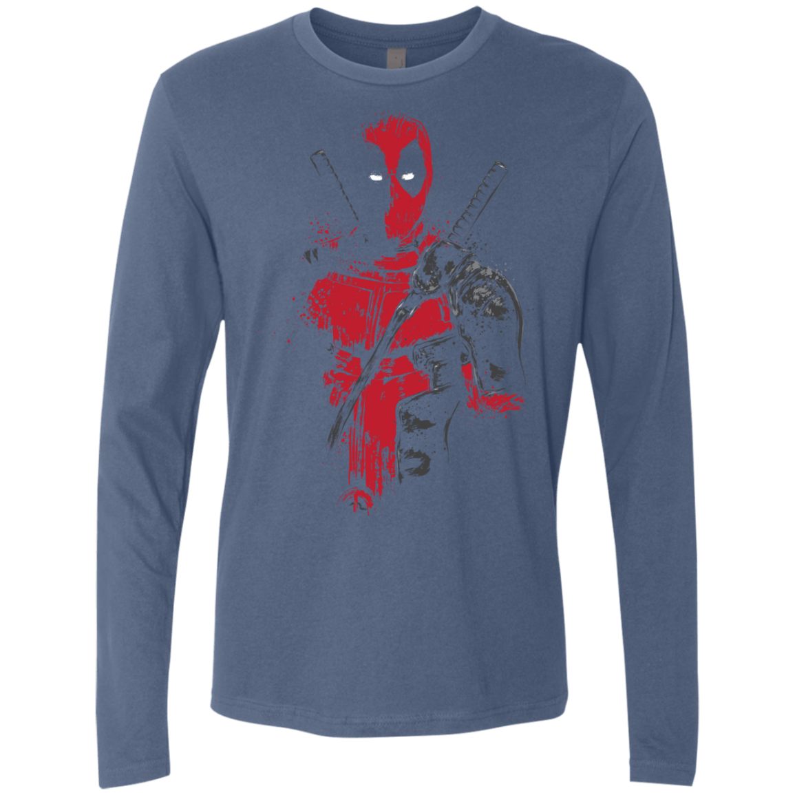 Red Mercenary Men's Premium Long Sleeve