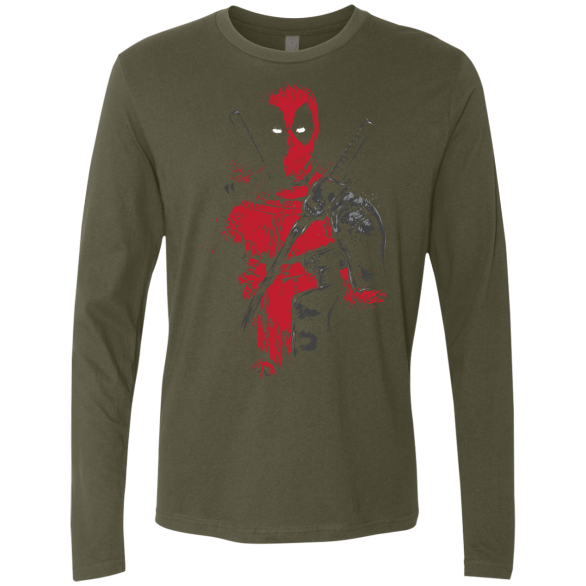 Red Mercenary Men's Premium Long Sleeve