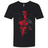 T-Shirts Black / X-Small Red Mercenary Men's Premium V-Neck