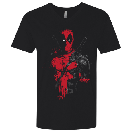 T-Shirts Black / X-Small Red Mercenary Men's Premium V-Neck