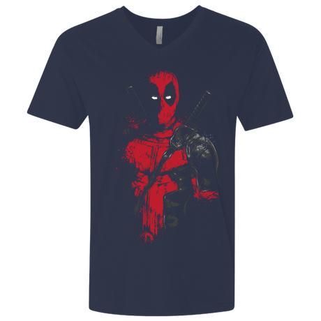 T-Shirts Midnight Navy / X-Small Red Mercenary Men's Premium V-Neck