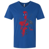 T-Shirts Royal / X-Small Red Mercenary Men's Premium V-Neck