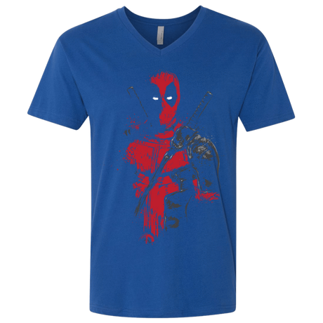 T-Shirts Royal / X-Small Red Mercenary Men's Premium V-Neck