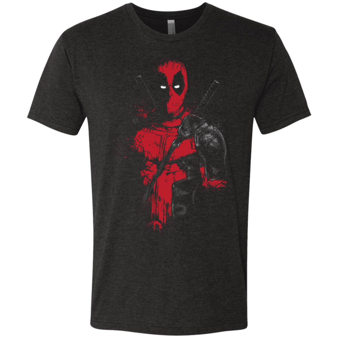 T-Shirts Vintage Black / S Red Mercenary Men's Triblend T-Shirt