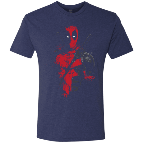 T-Shirts Vintage Navy / S Red Mercenary Men's Triblend T-Shirt