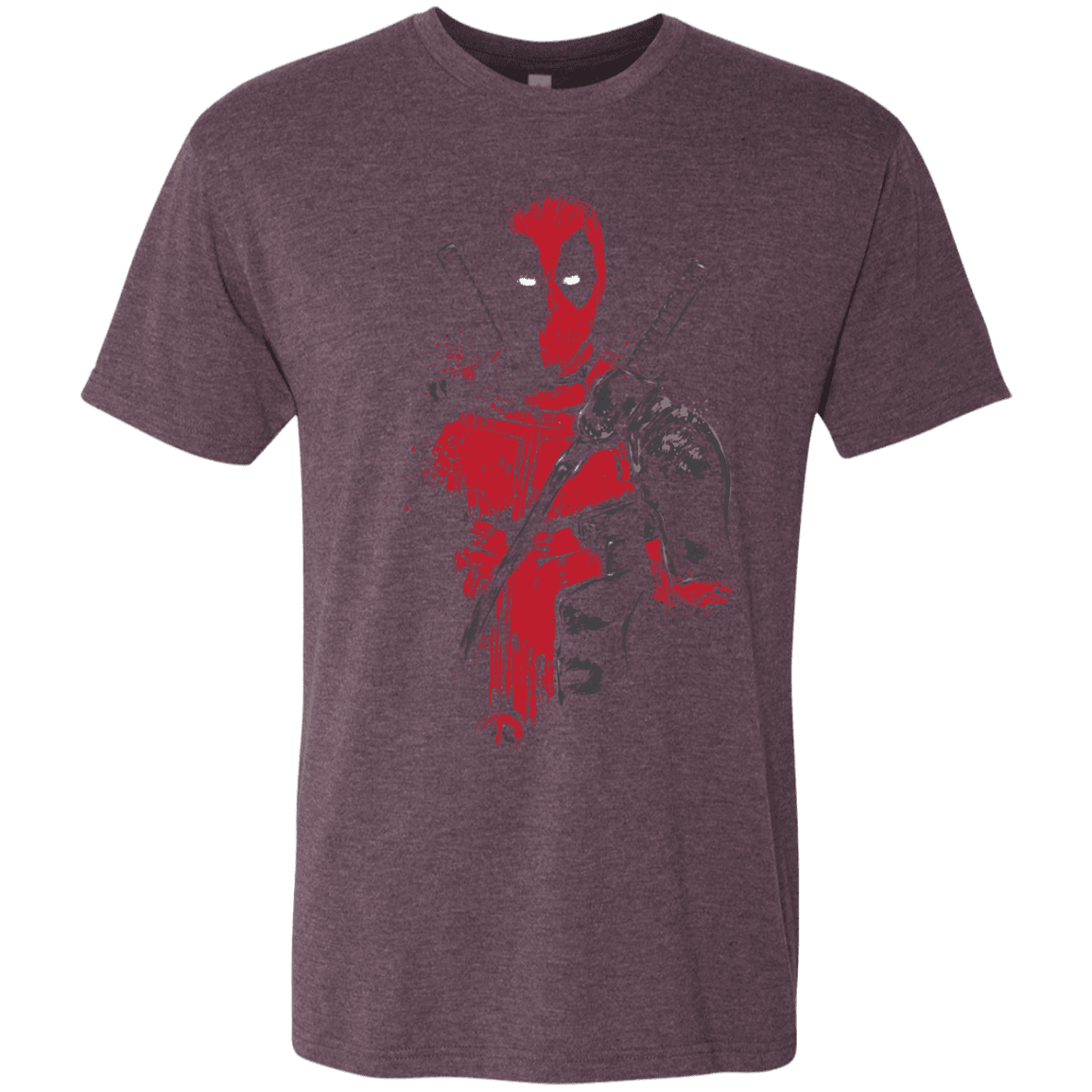 T-Shirts Vintage Purple / S Red Mercenary Men's Triblend T-Shirt
