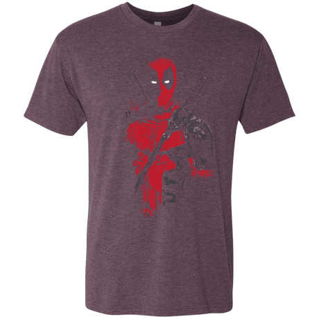 T-Shirts Vintage Purple / S Red Mercenary Men's Triblend T-Shirt