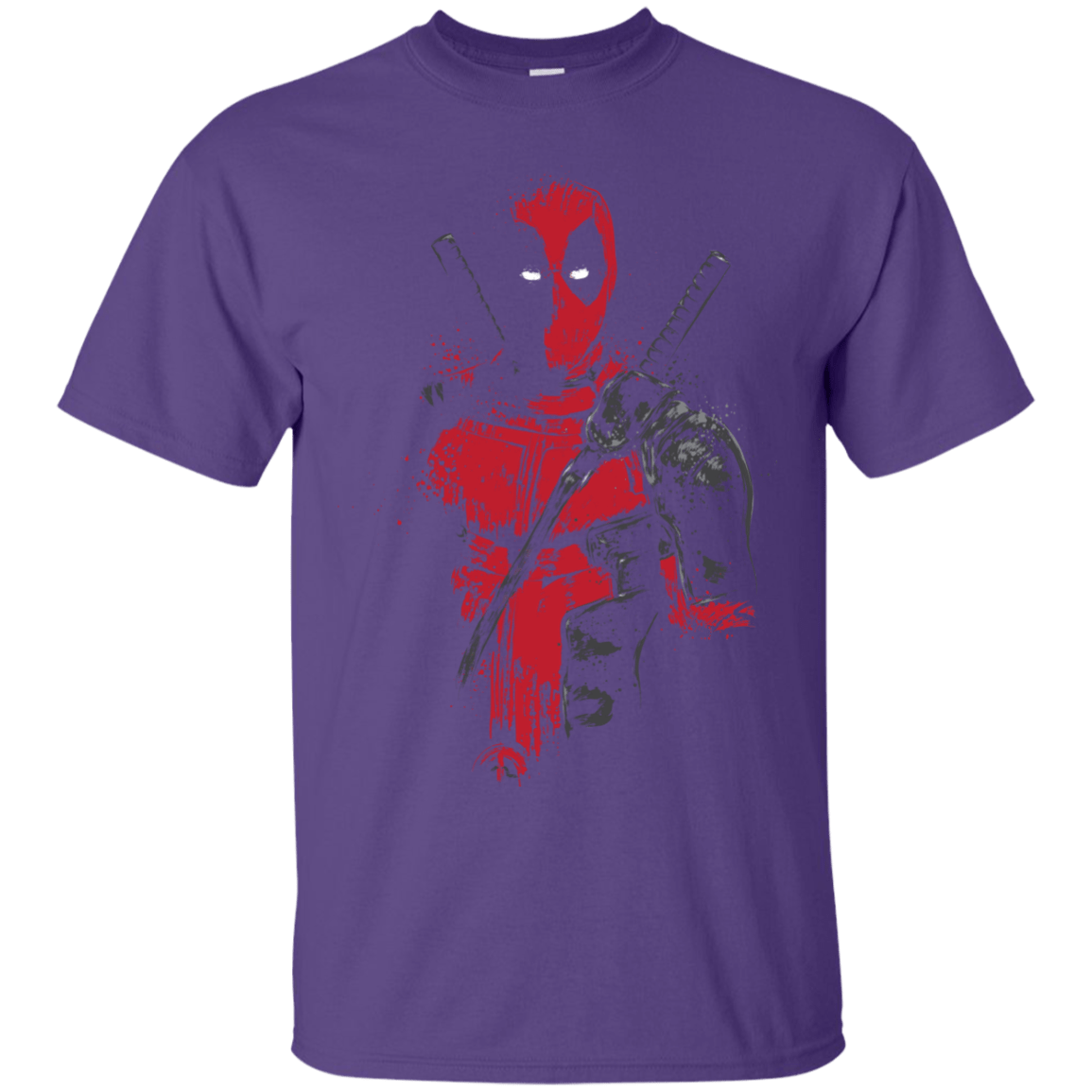 T-Shirts Purple / S Red Mercenary T-Shirt