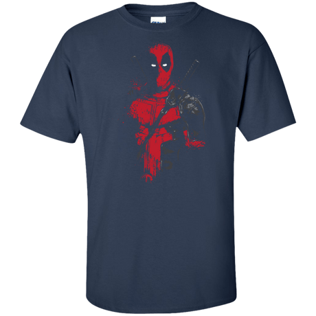 T-Shirts Navy / XLT Red Mercenary Tall T-Shirt