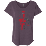 Red Mercenary Triblend Dolman Sleeve