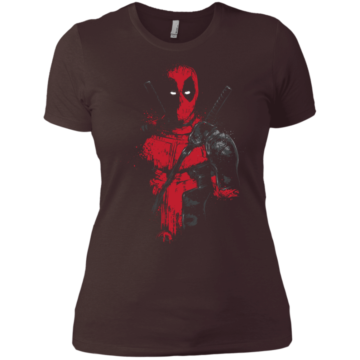 T-Shirts Dark Chocolate / X-Small Red Mercenary Women's Premium T-Shirt