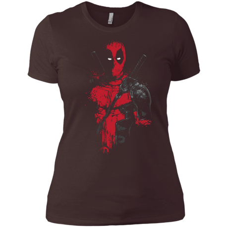 T-Shirts Dark Chocolate / X-Small Red Mercenary Women's Premium T-Shirt
