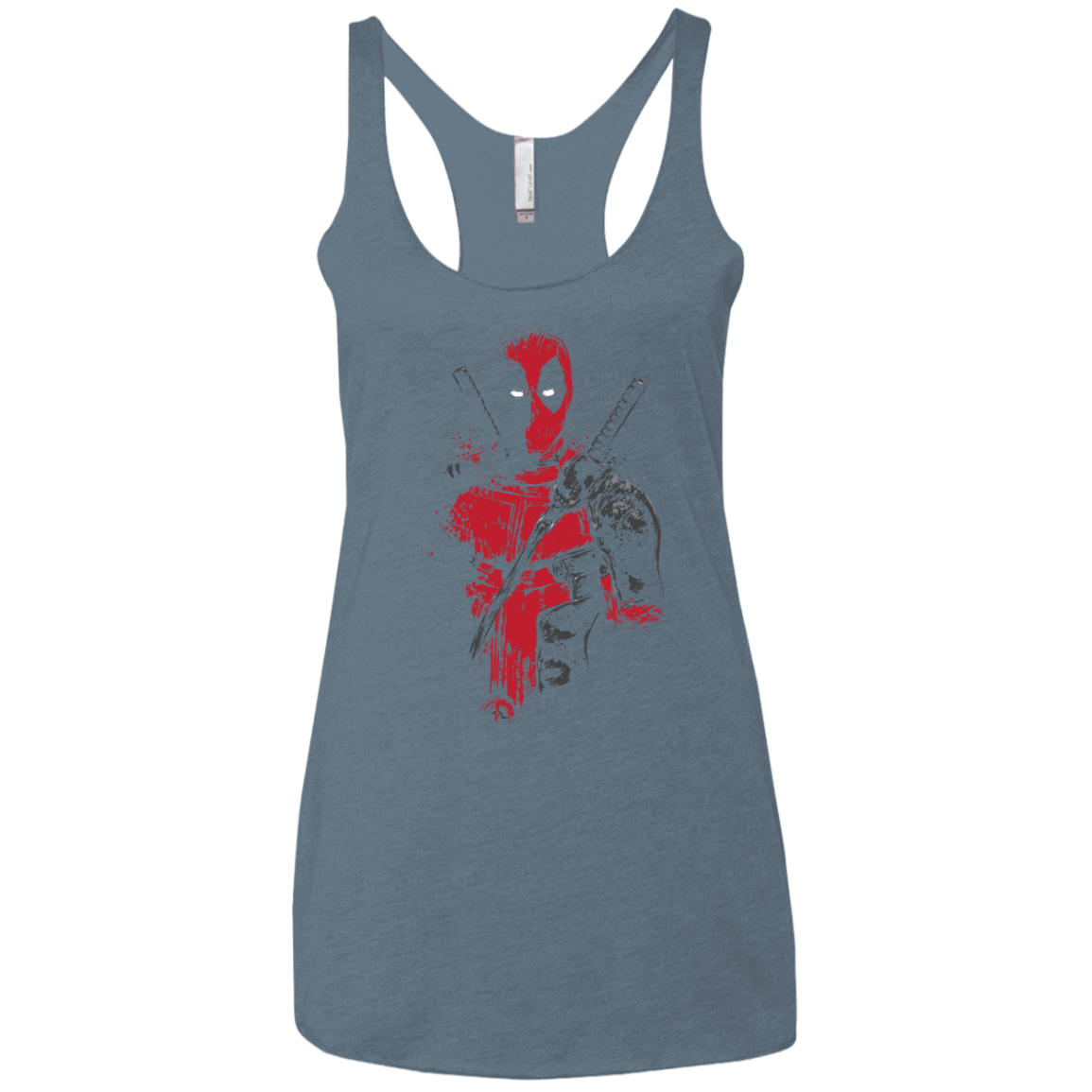 Red Mercenary Women's Triblend Racerback Tank