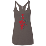 Red Mercenary Women's Triblend Racerback Tank