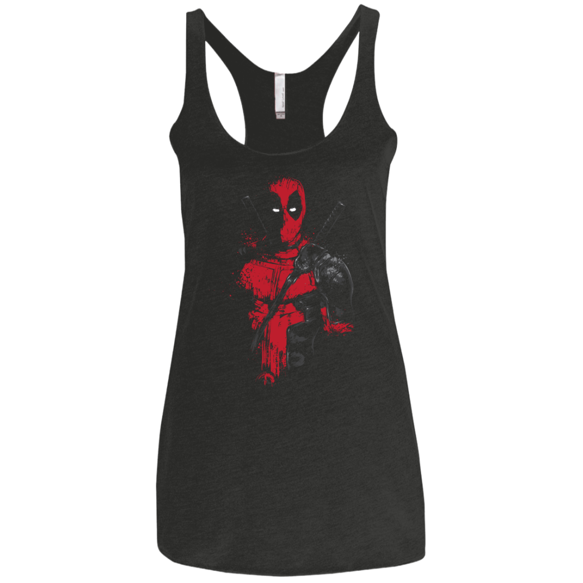 Red Mercenary Women's Triblend Racerback Tank
