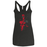 Red Mercenary Women's Triblend Racerback Tank