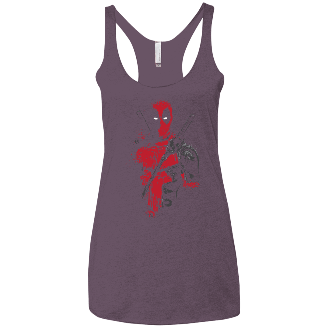 Red Mercenary Women's Triblend Racerback Tank