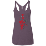 Red Mercenary Women's Triblend Racerback Tank