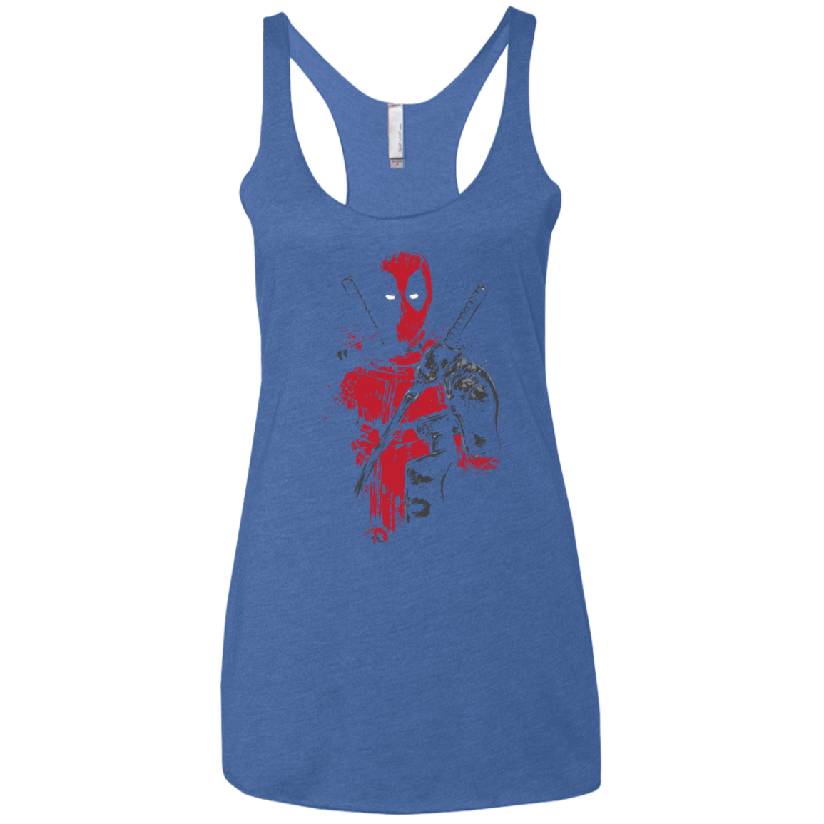 Red Mercenary Women's Triblend Racerback Tank