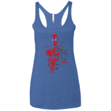 Red Mercenary Women's Triblend Racerback Tank