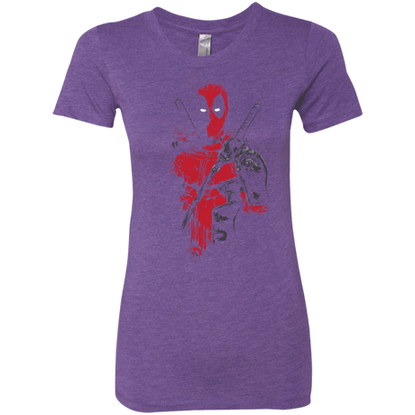 T-Shirts Purple Rush / S Red Mercenary Women's Triblend T-Shirt