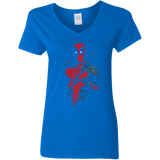 Red Mercenary Women's V-Neck T-Shirt