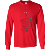 Red Mercenary Youth Long Sleeve T-Shirt