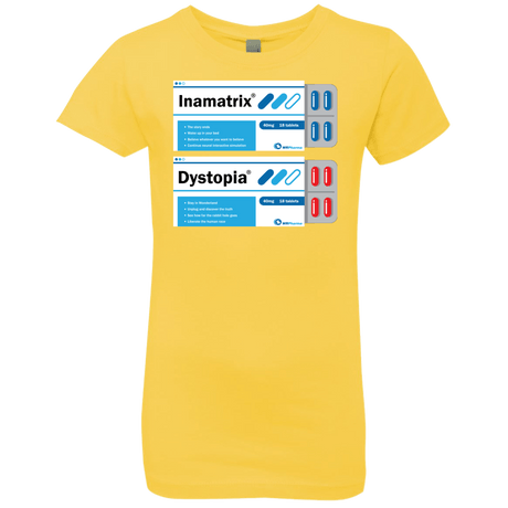 T-Shirts Vibrant Yellow / YXS Red or Blue Girls Premium T-Shirt
