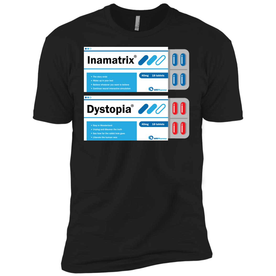 T-Shirts Black / X-Small Red or Blue Men's Premium T-Shirt