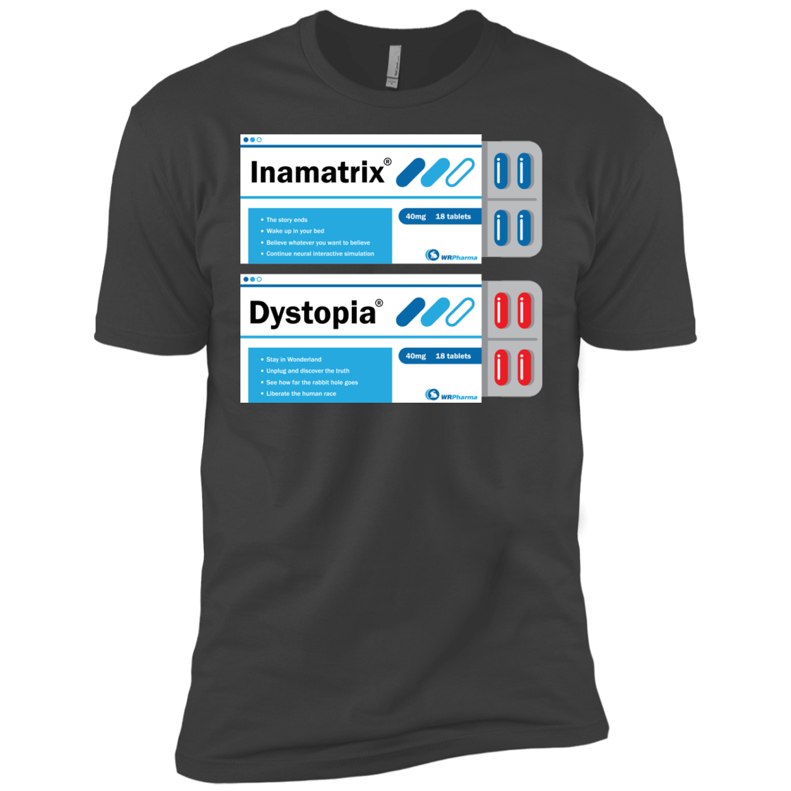 T-Shirts Heavy Metal / X-Small Red or Blue Men's Premium T-Shirt