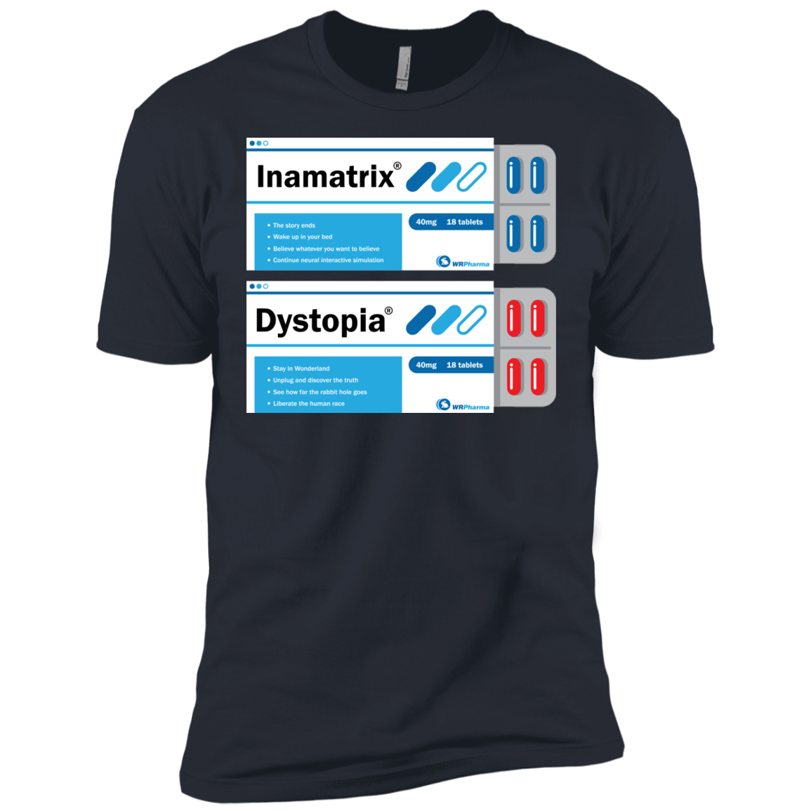 T-Shirts Indigo / X-Small Red or Blue Men's Premium T-Shirt