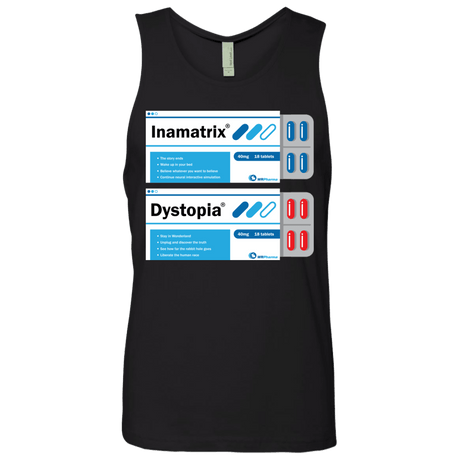 T-Shirts Black / Small Red or Blue Men's Premium Tank Top