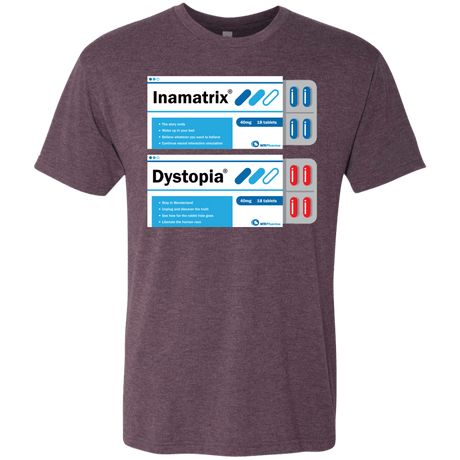 T-Shirts Vintage Purple / Small Red or Blue Men's Triblend T-Shirt